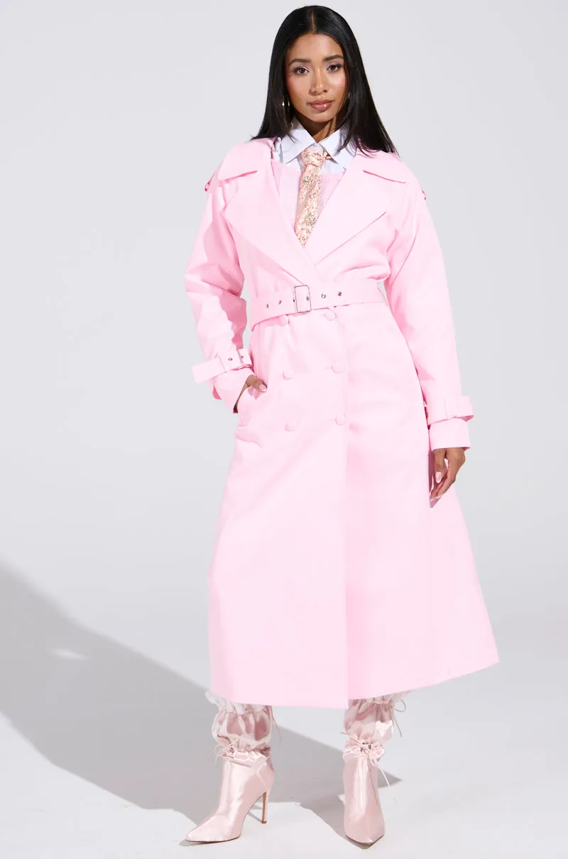PRETTY IN PINK TRENCH