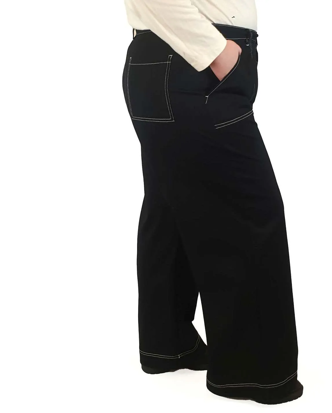 Princess Highway black jeans with white stitching size 20