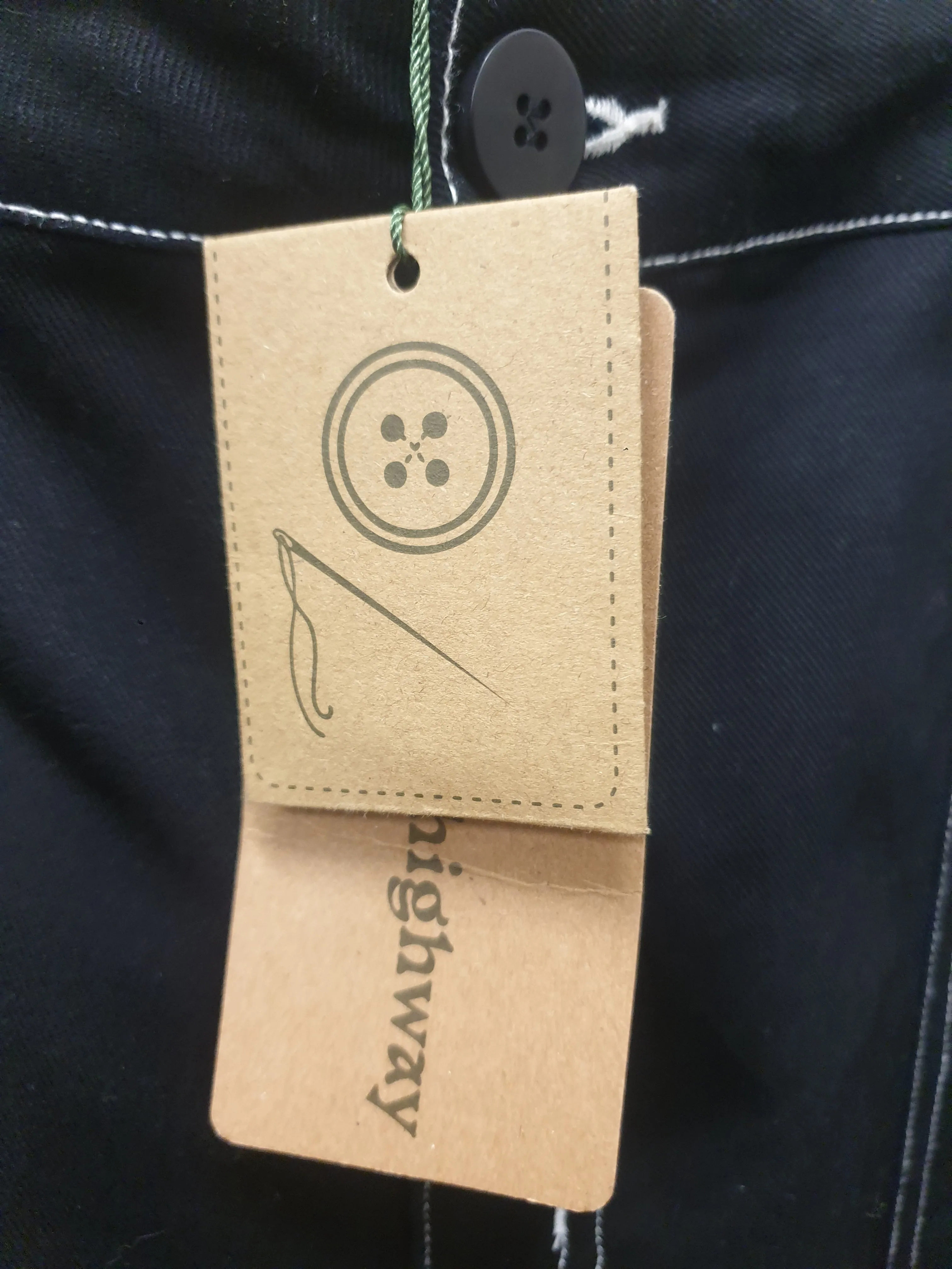 Princess Highway black jeans with white stitching size 20