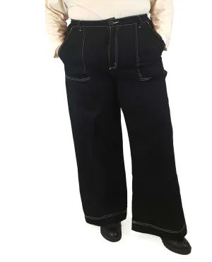 Princess Highway black jeans with white stitching size 20