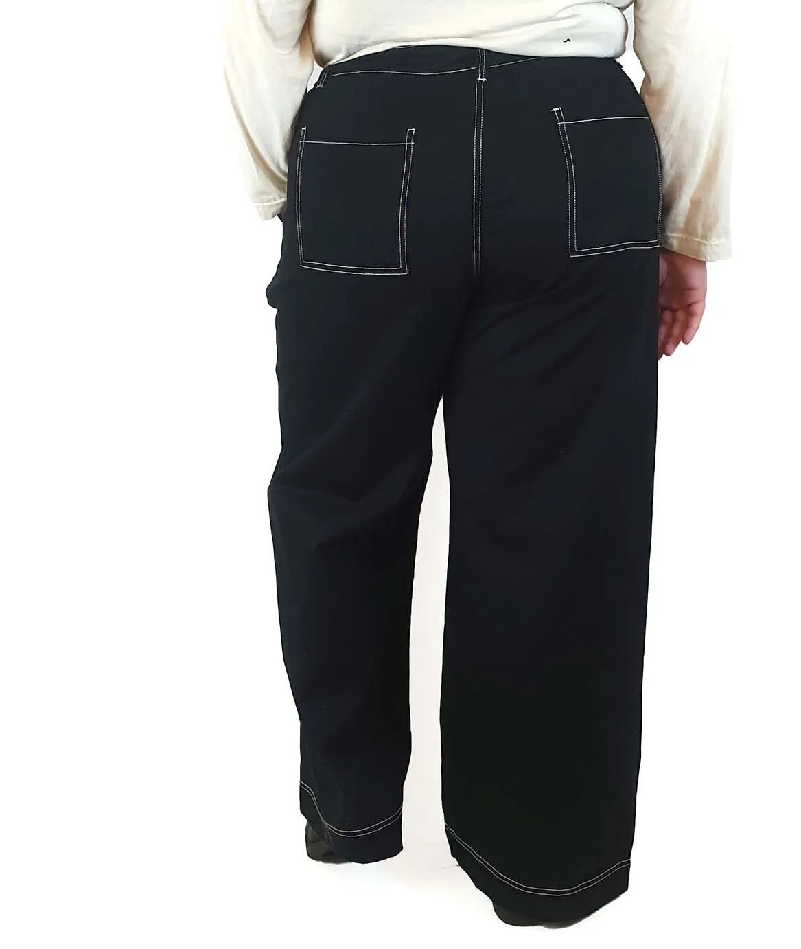 Princess Highway black jeans with white stitching size 20
