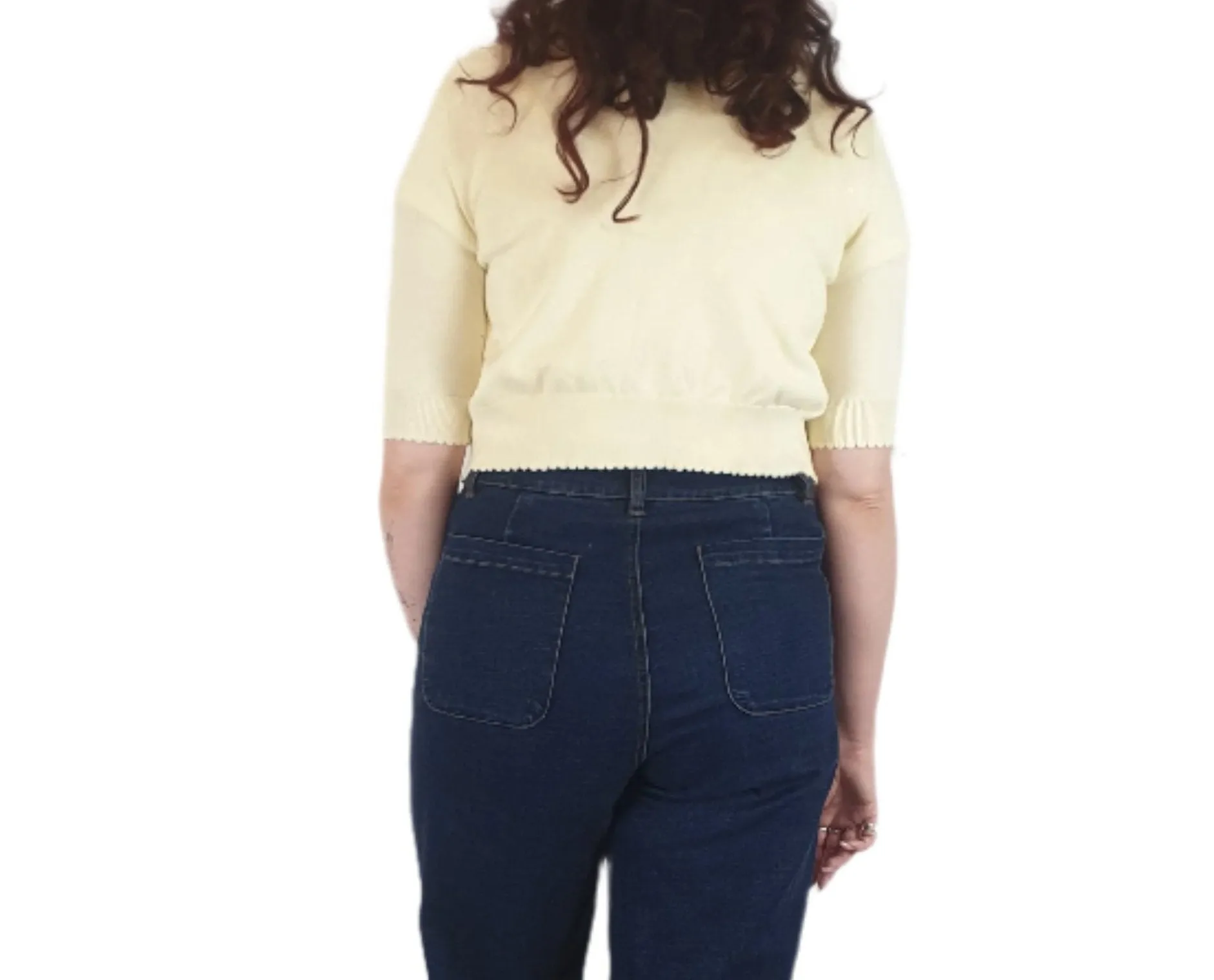 Princess Highway cream cotton top size 12