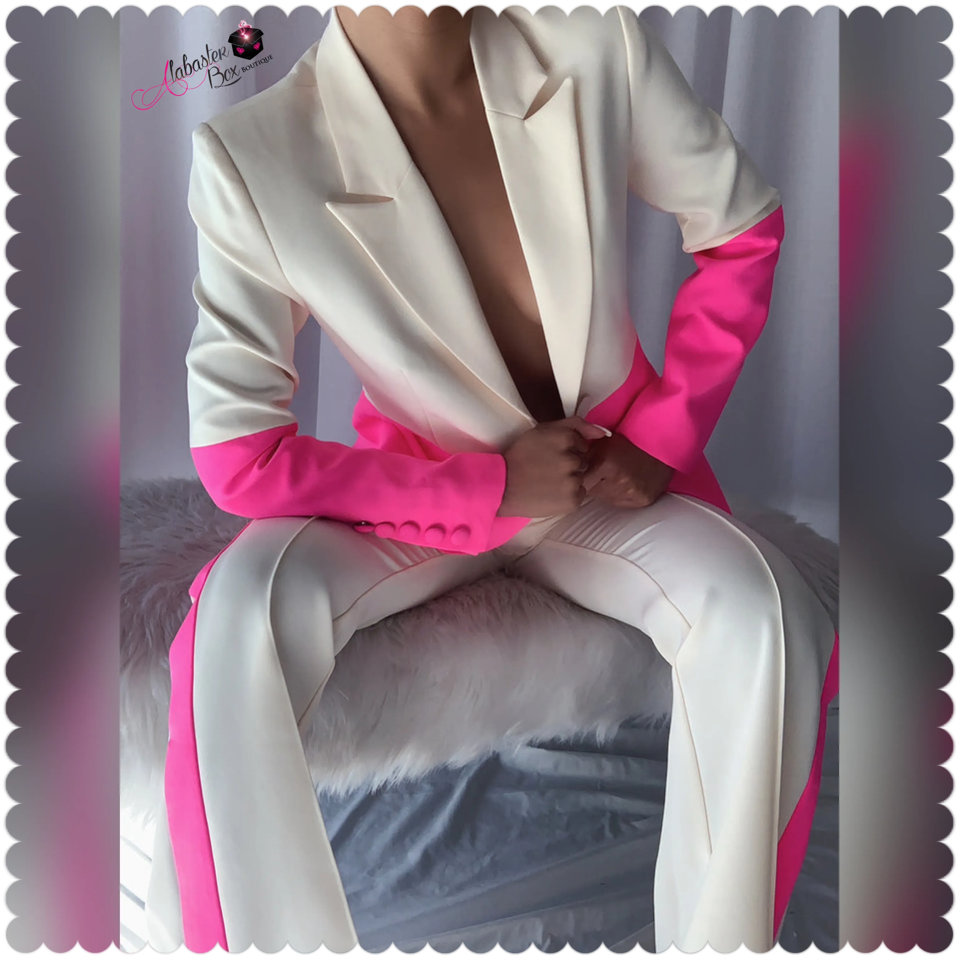 Pushing🅿️...... Two Piece Blazer & Pants Set