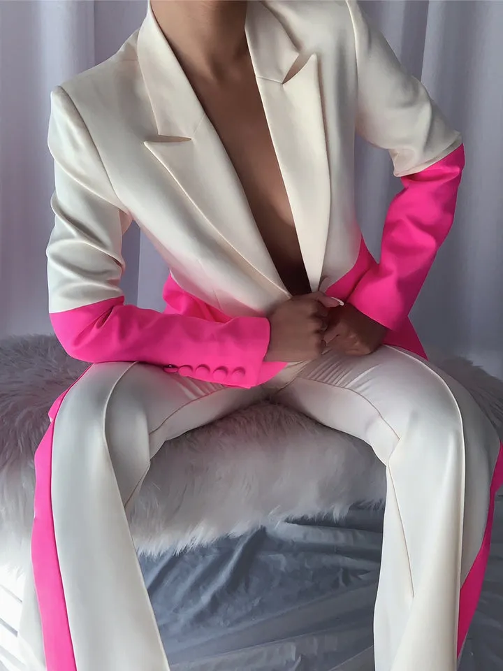 Pushing🅿️...... Two Piece Blazer & Pants Set