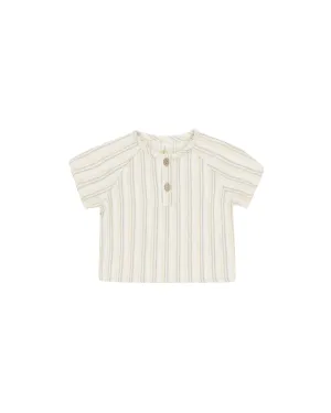 Quincy Mae Short Sleeve Zion Shirt - Summer Stripe