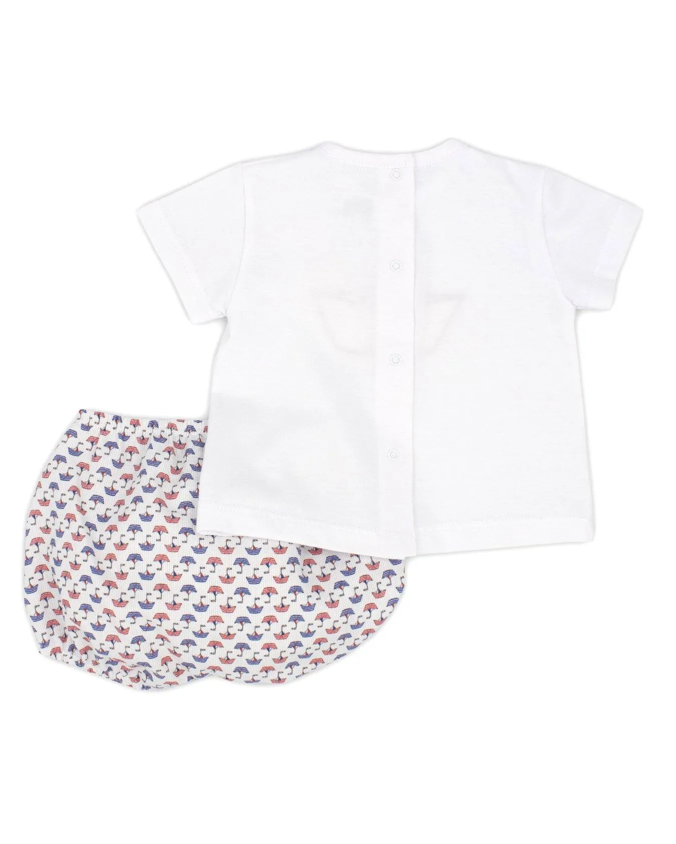 "Sebastian" Red Sailboat Top & Jam Pants