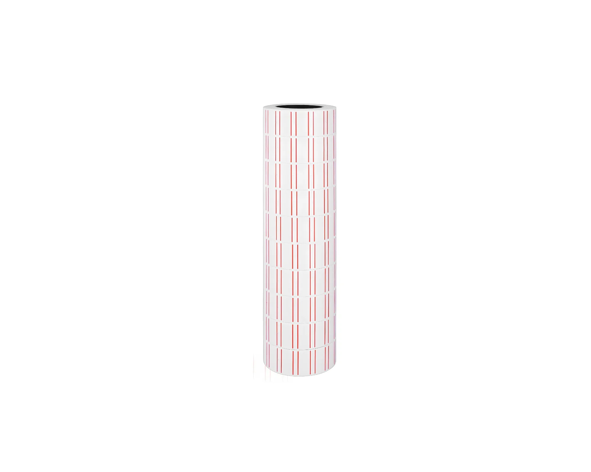 Red Lined Price Tag Sticker | 10Rolls