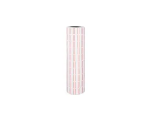 Red Lined Price Tag Sticker | 10Rolls