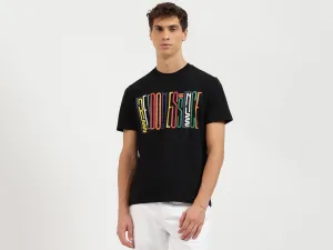 Regular Fit Crew Neck Printed T Shirt