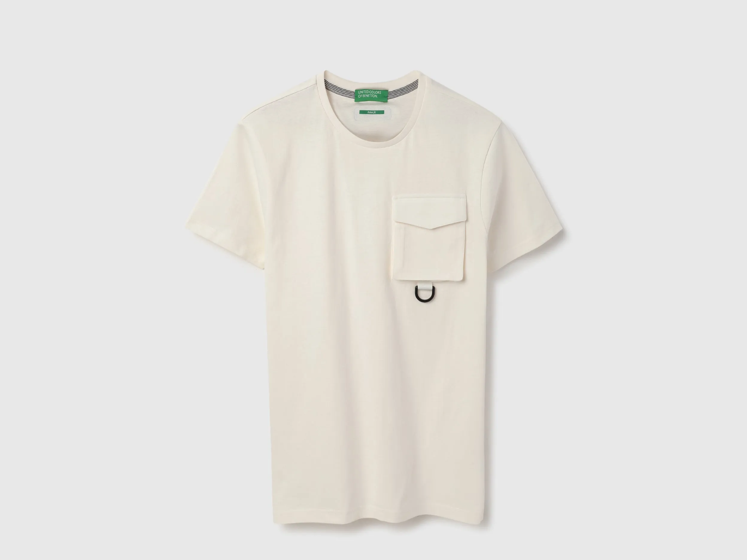 Relaxed Fit Crew Neck Solid T-Shirt