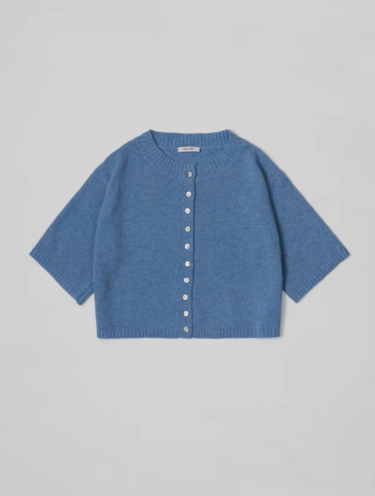 *Restock* Birdy Half Sleeve Cardigan- Blue