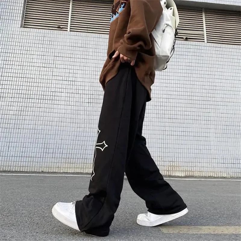 Retro Cross Wide Leg Pants