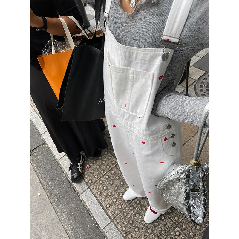 Retro Loose Straight Wide-Leg Trousers