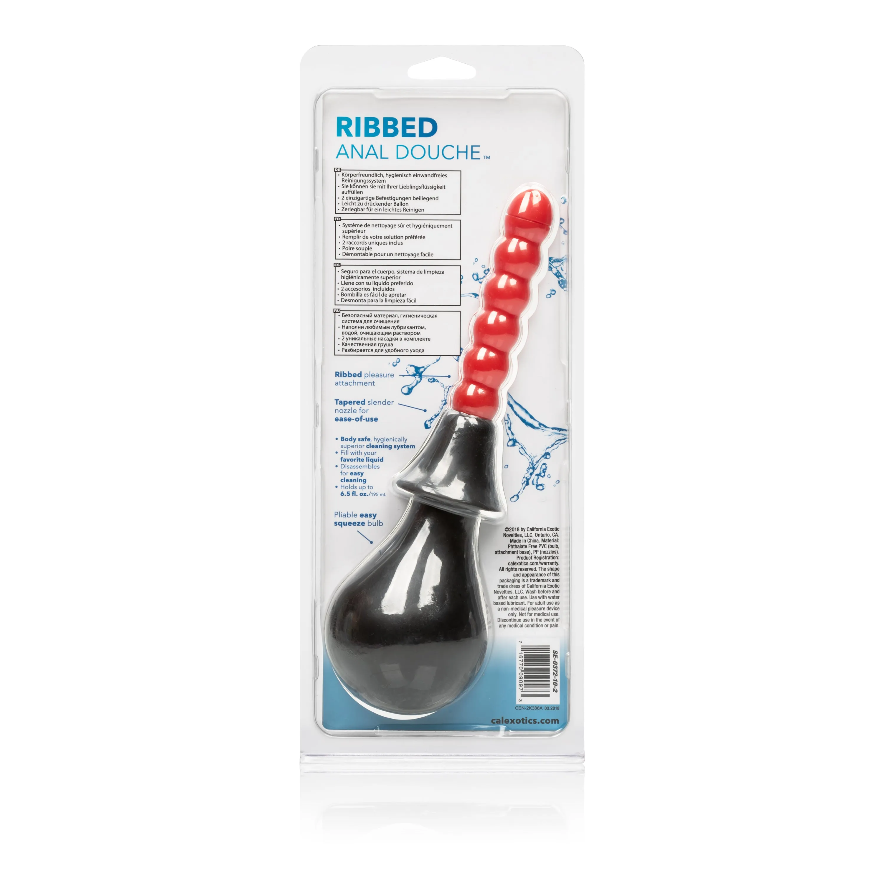 Ribbed Anal Douche: Enjoy Clean and Pleasurable Backdoor Adventures