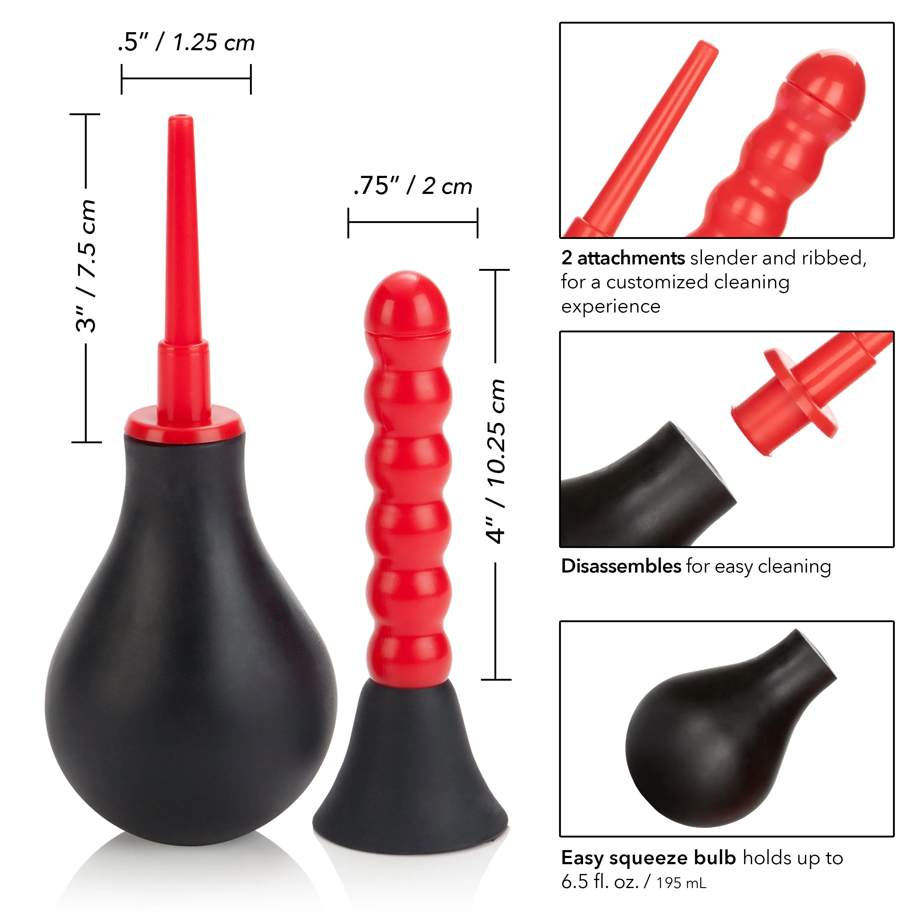 Ribbed Anal Douche: Enjoy Clean and Pleasurable Backdoor Adventures