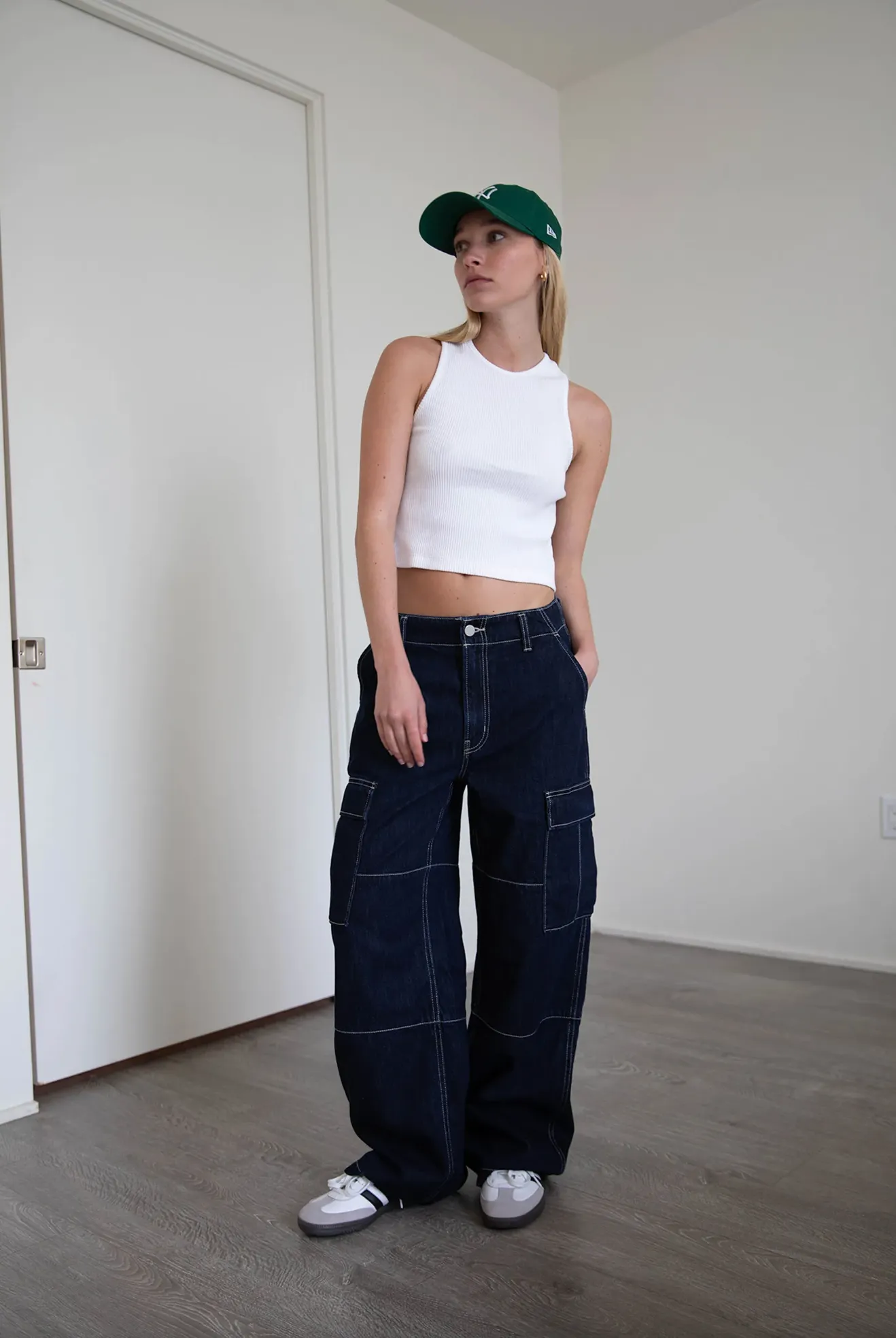 Ribbed Cropped Tank
