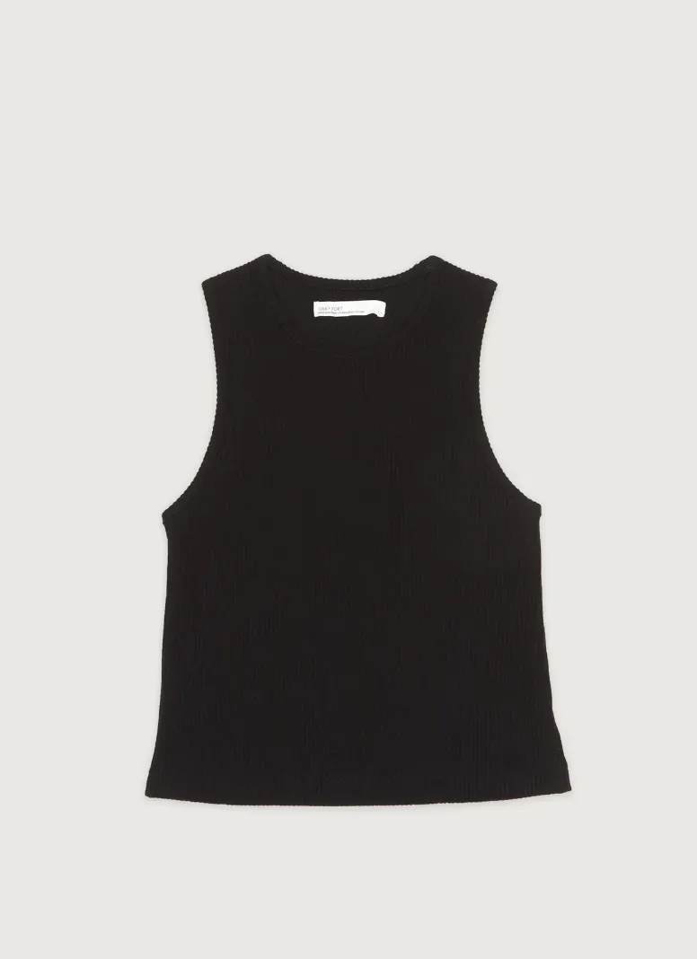 Ribbed Cropped Tank