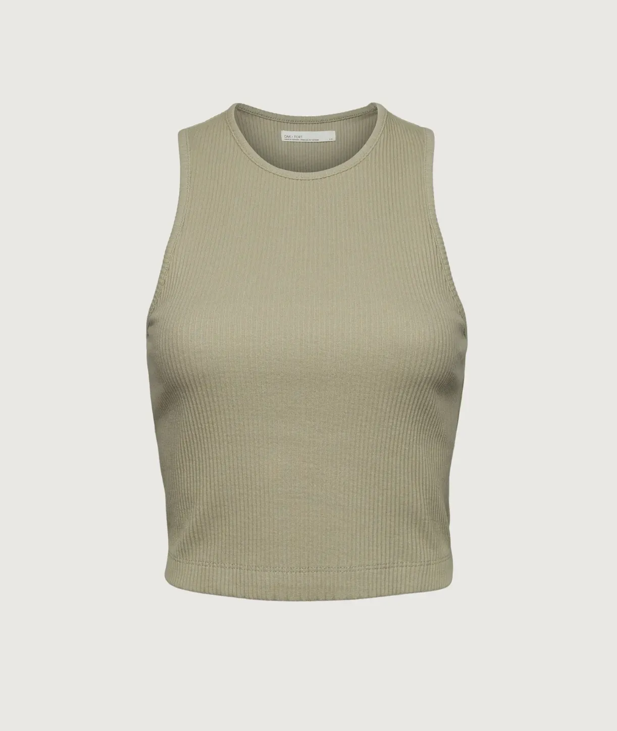 Ribbed Cropped Tank