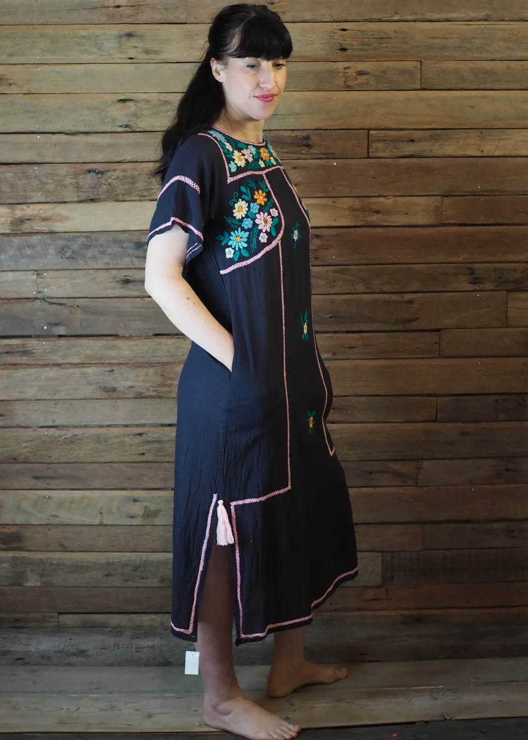 Romina Maxi Dress in Navy