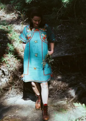 Romina Mini Dress in Blue