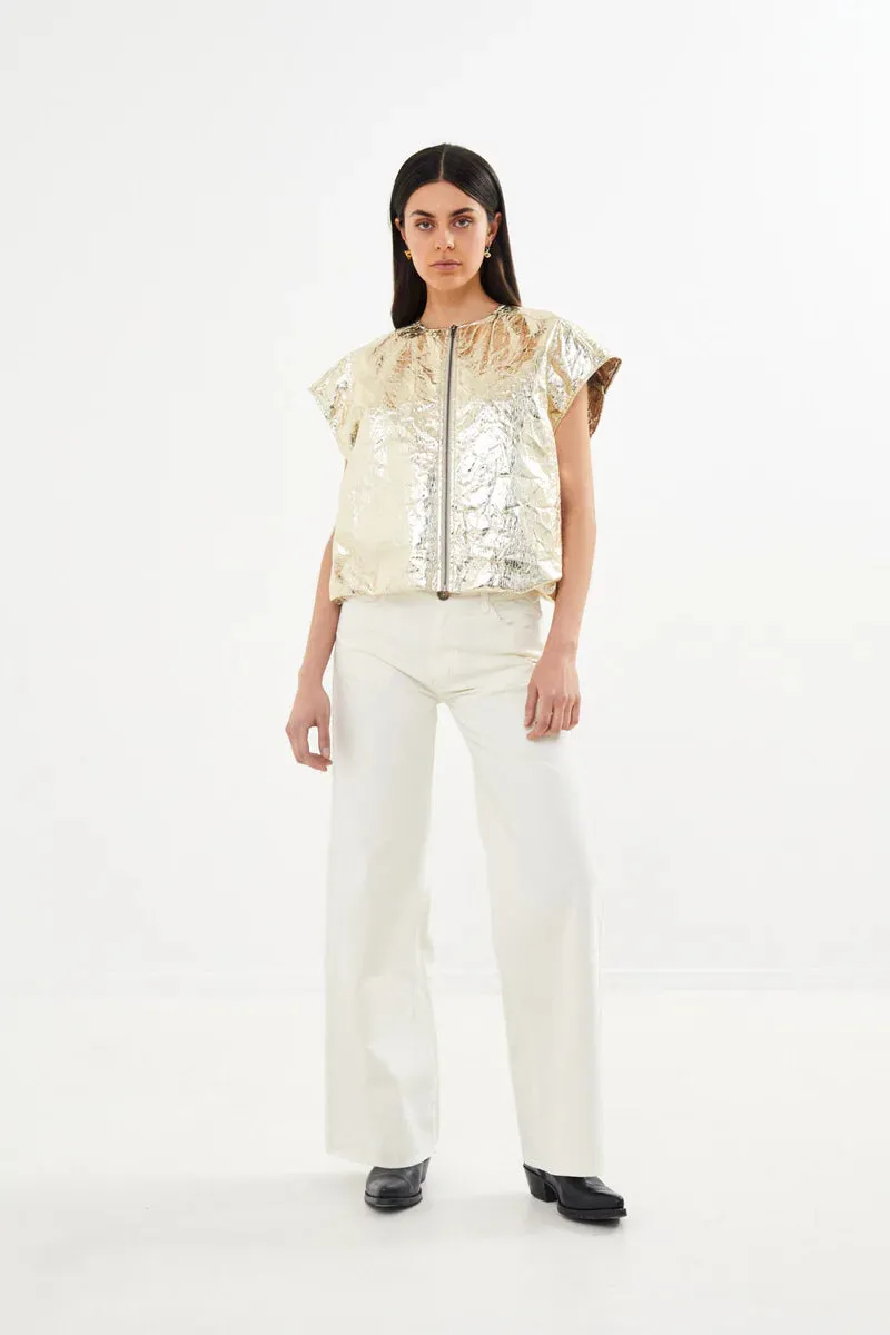 Romy Top in Gold