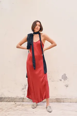 Rose Slip Dress | Burgundy