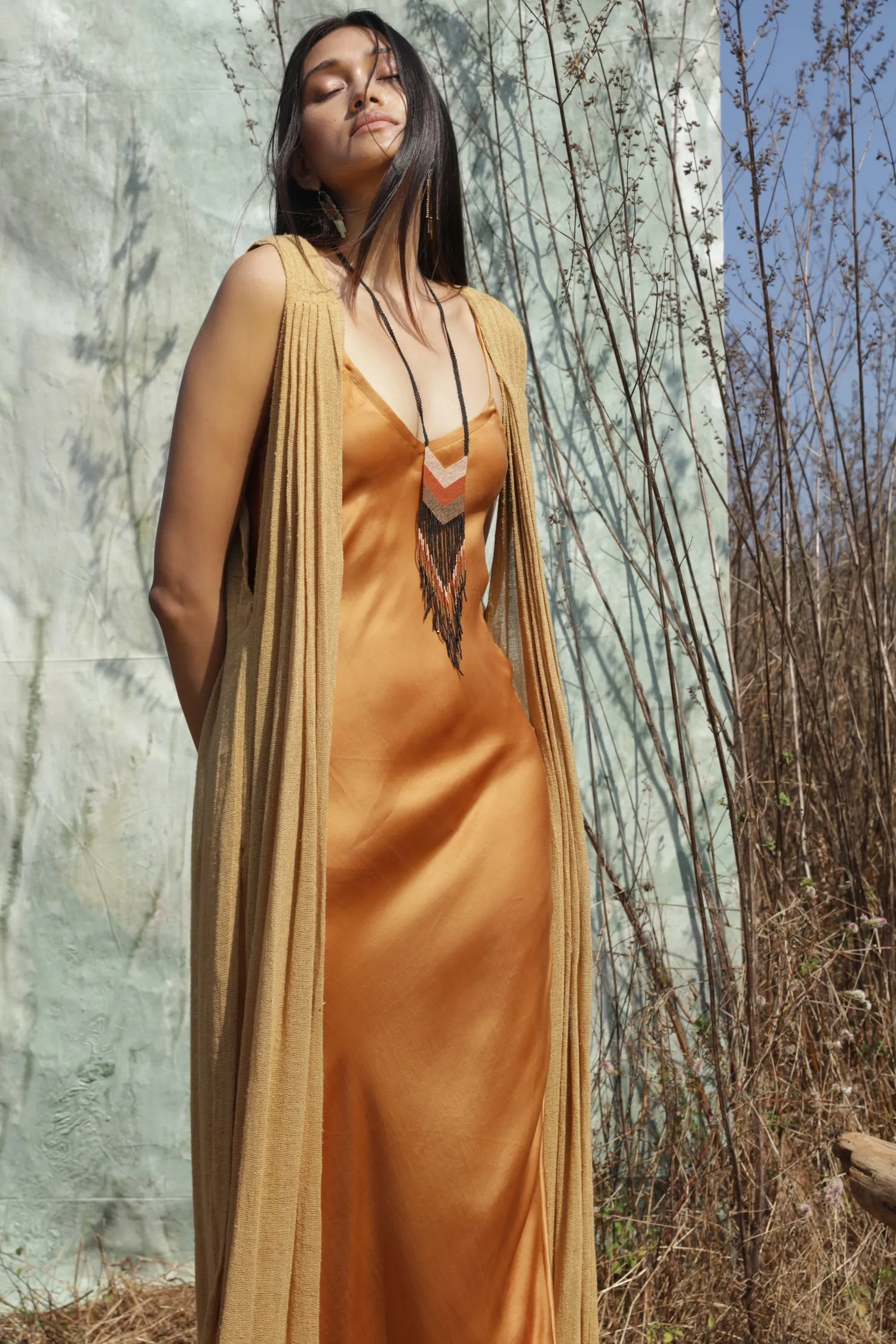 Rose Slip Dress // Copper