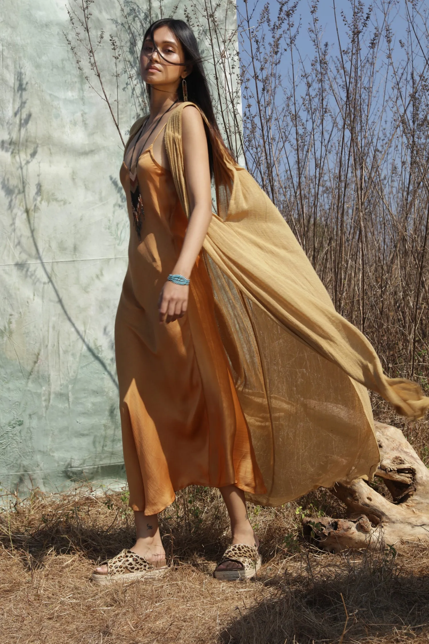 Rose Slip Dress // Copper