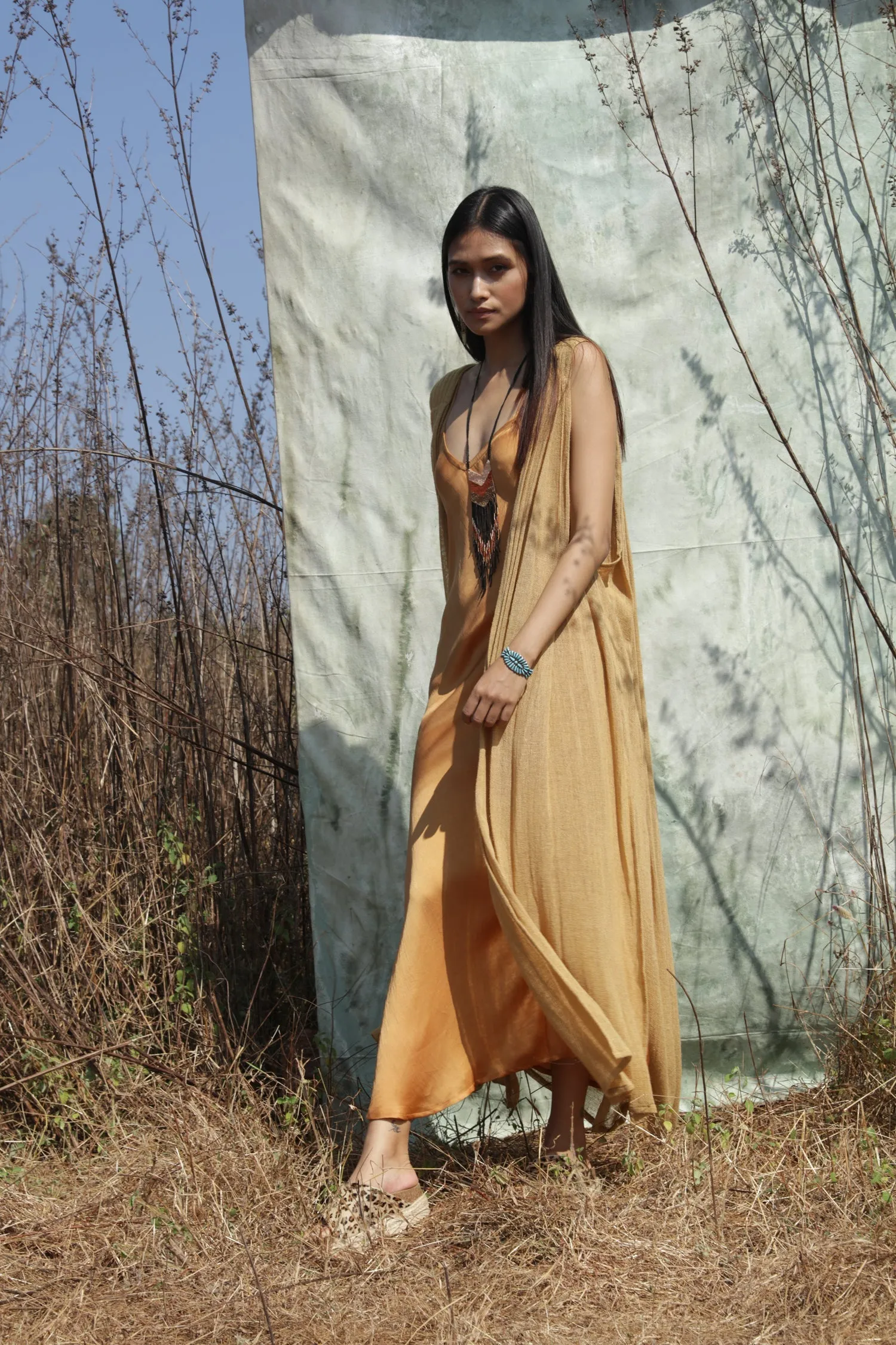 Rose Slip Dress // Copper