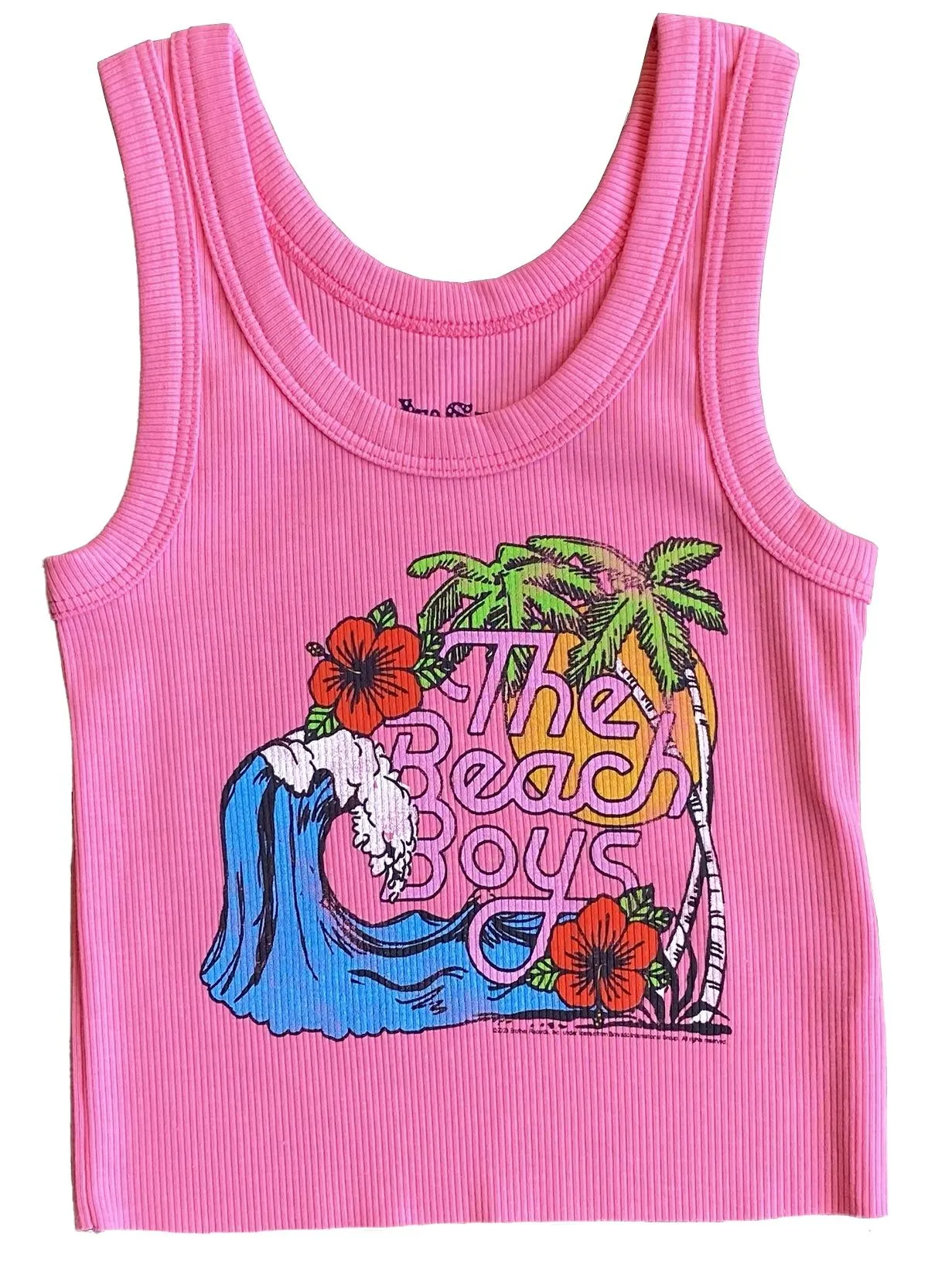 Rowdy Sprout- Beach Boys Not Quite Crop Tank