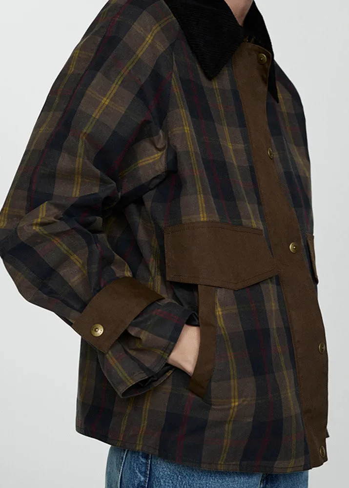 Rustic Plaid Field Jacket