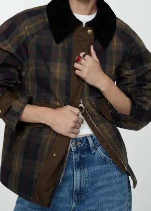 Rustic Plaid Field Jacket
