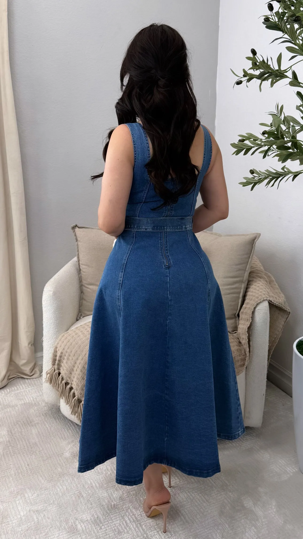 RYLIE DENIM DRESS