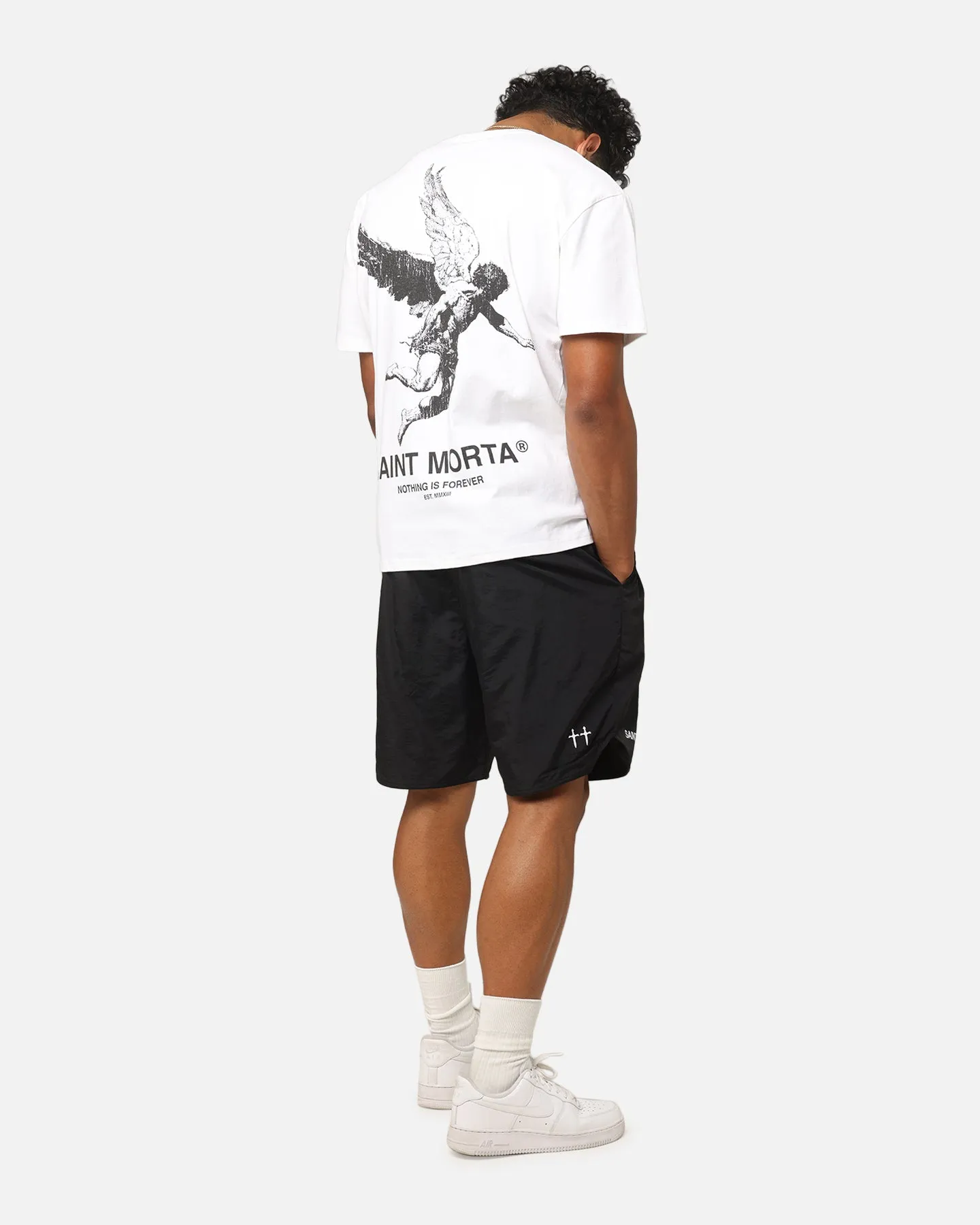 Saint Morta Nothing Is Forever Boxy T-Shirt White