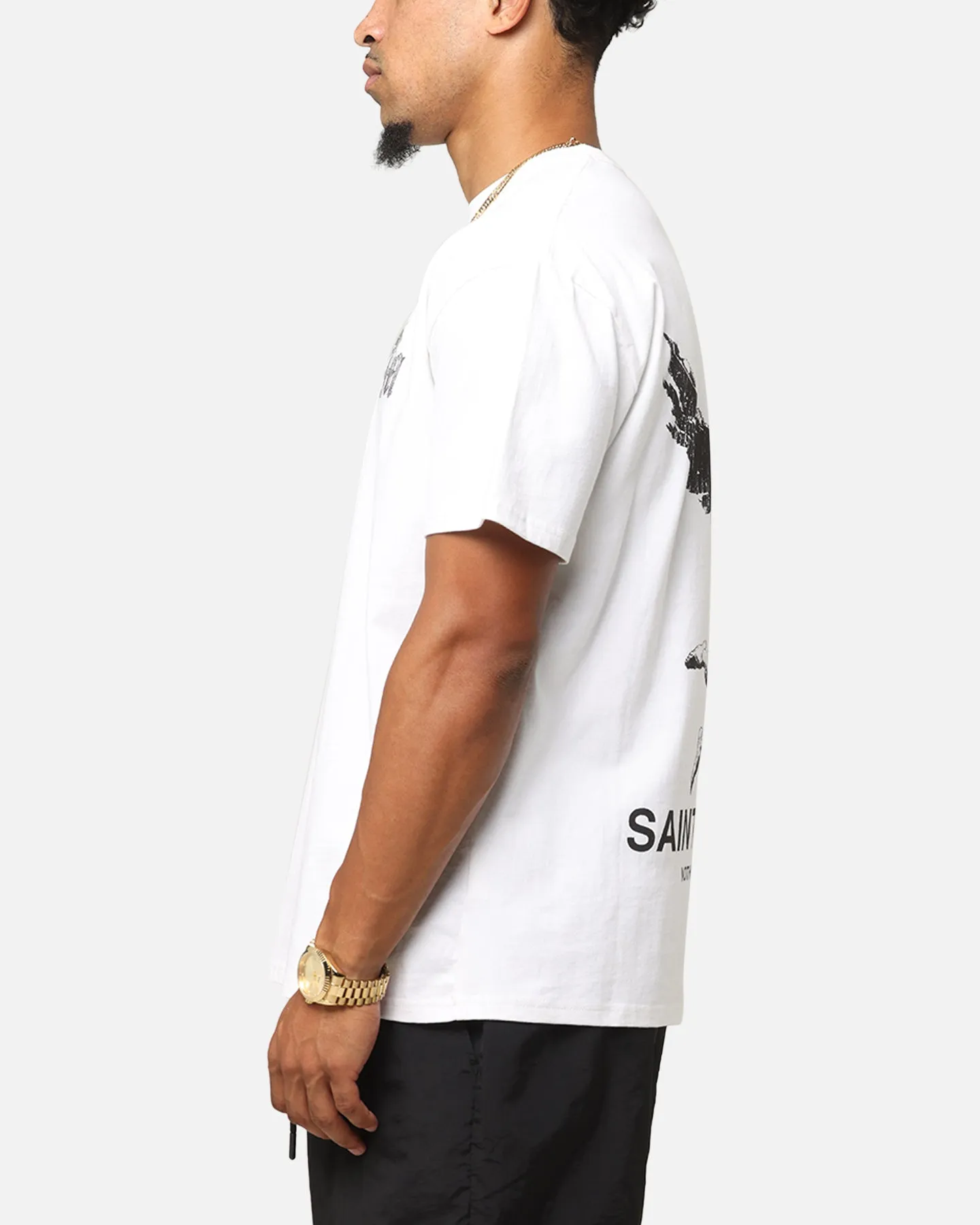 Saint Morta Nothing Is Forever Boxy T-Shirt White