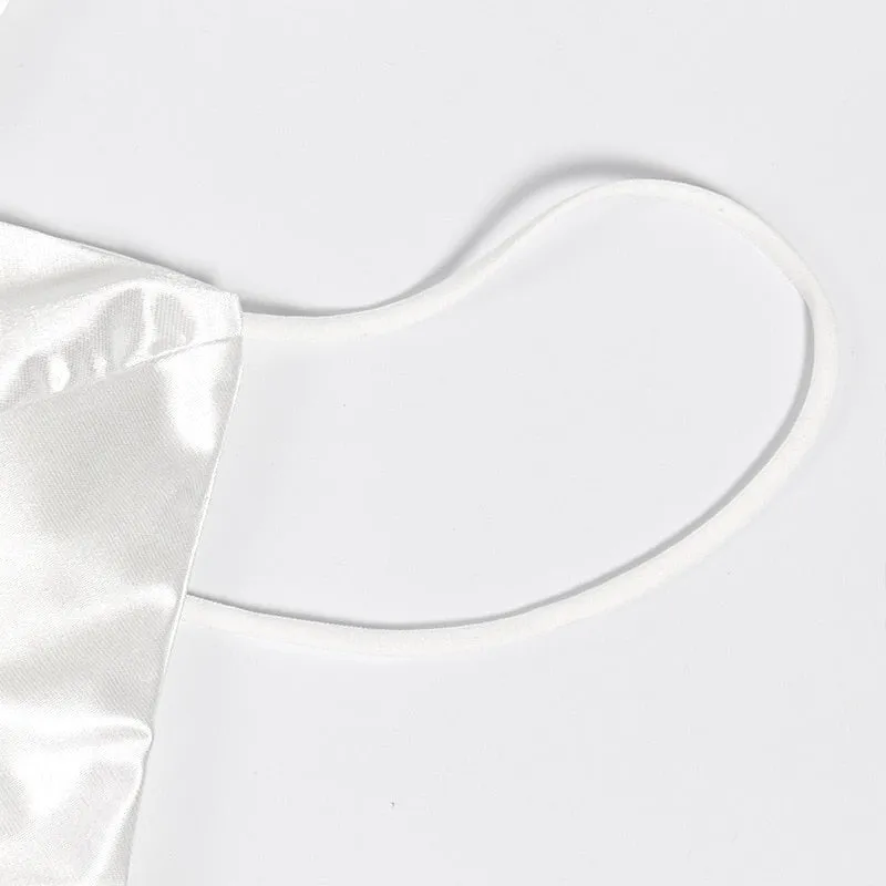 Satin Cropped Bralette Top
