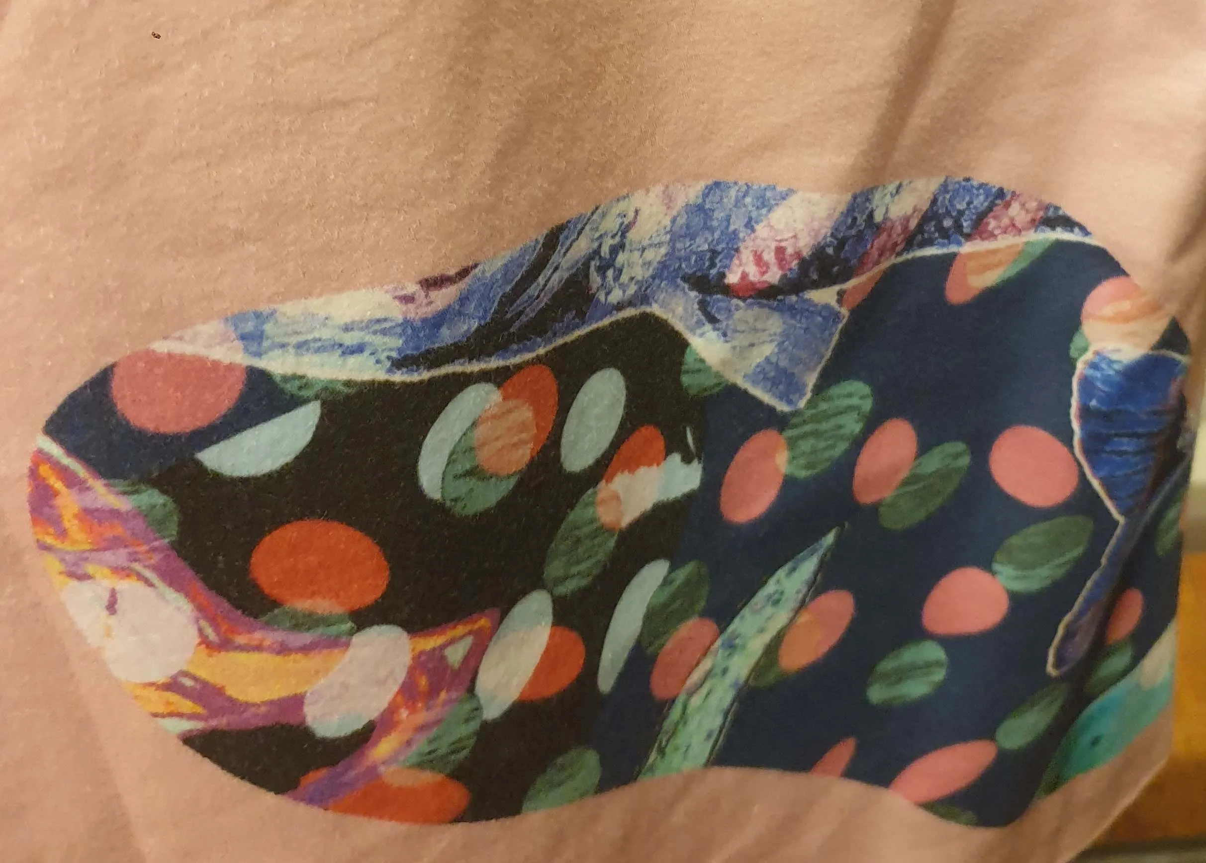 Seagrass Designs pink print top size 12