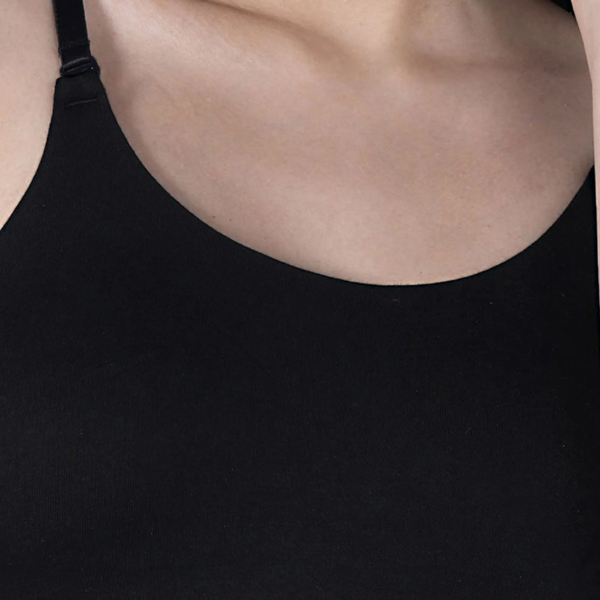 Seamless Cloud Soft Slip-on Lounge Bra with Detachable Straps