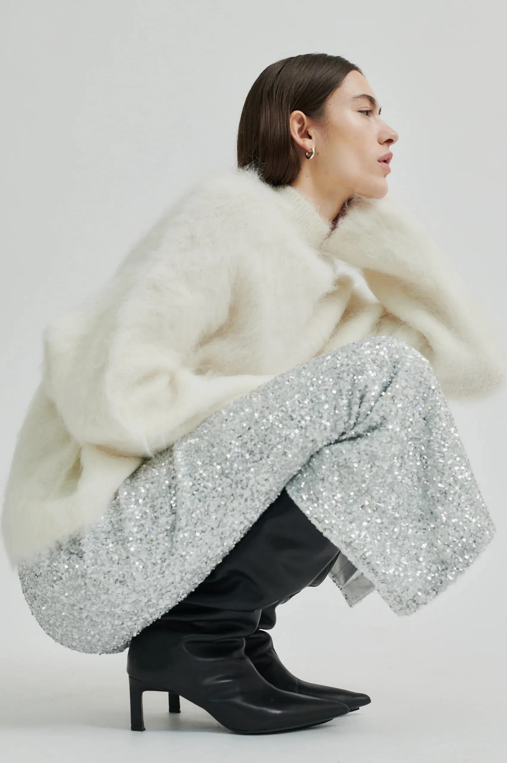 Second Female - Shimmer Skirt Silver