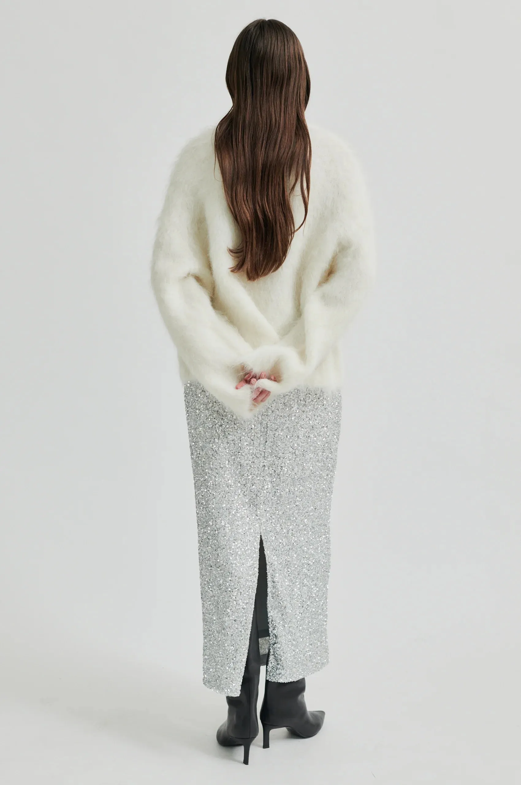 Second Female - Shimmer Skirt Silver