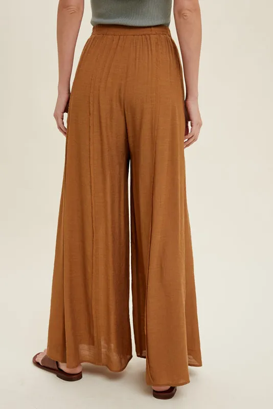 SHANNON WIDE LEG PANTS IN GUCCI