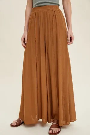 SHANNON WIDE LEG PANTS IN GUCCI