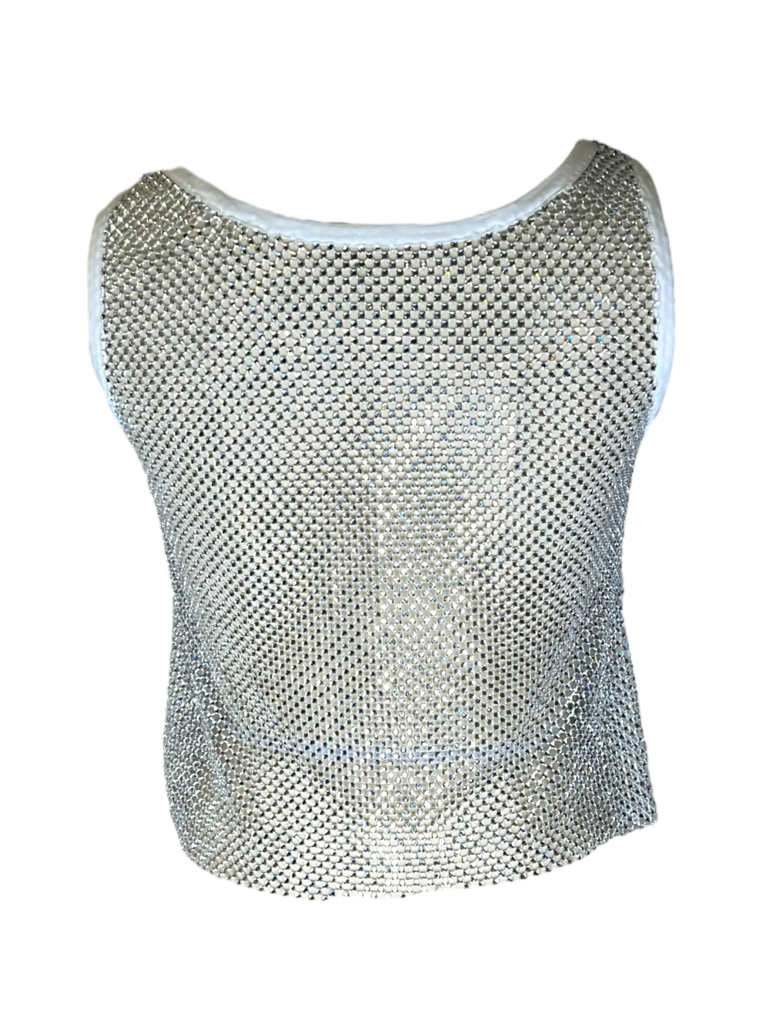 Shimmy Tank White