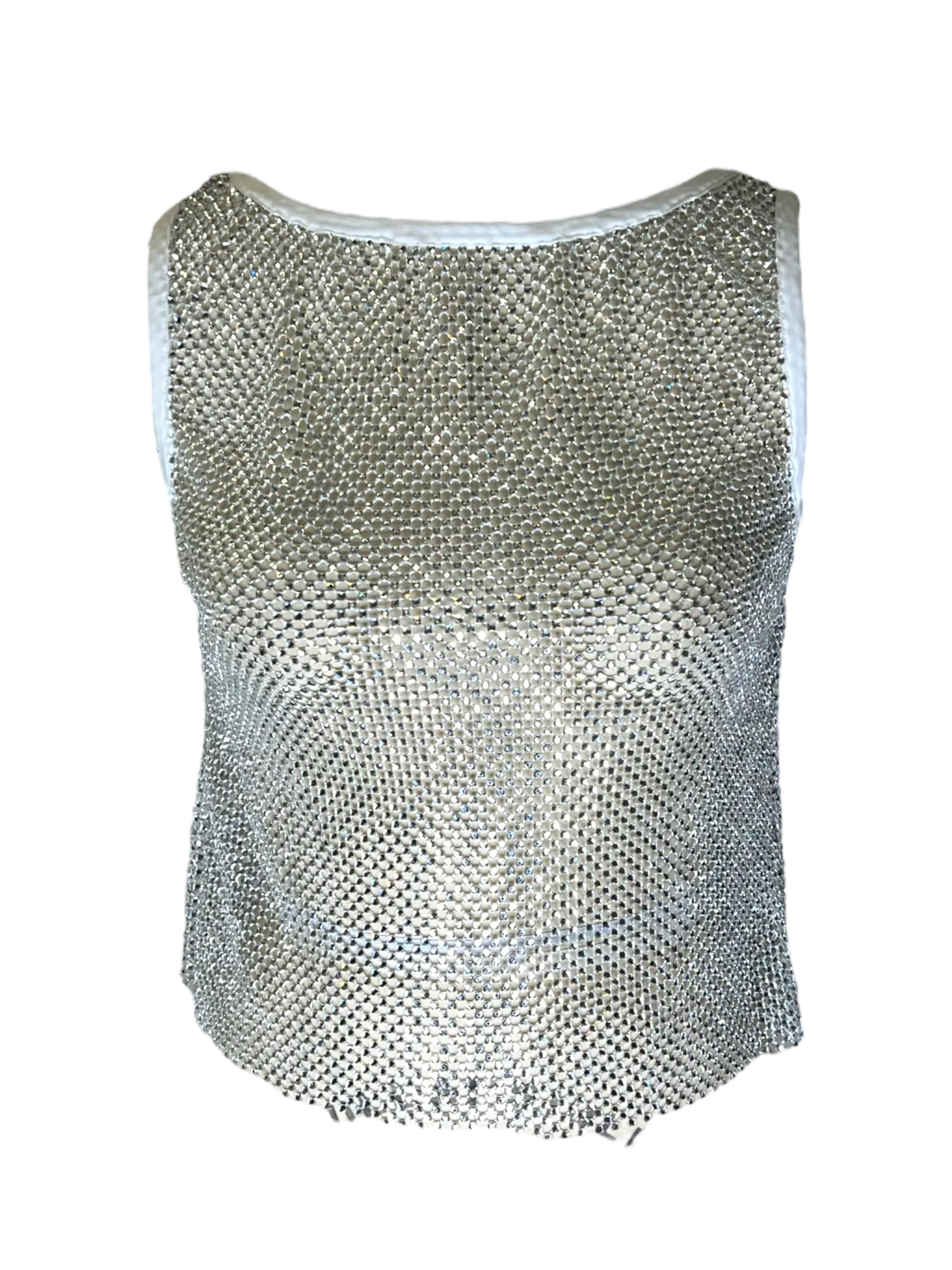 Shimmy Tank White