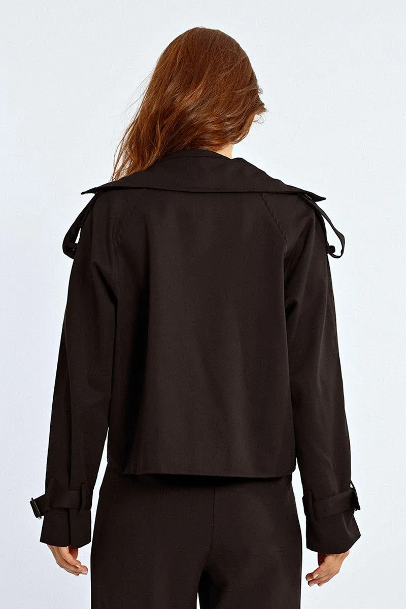 SHORT TRENCH COAT