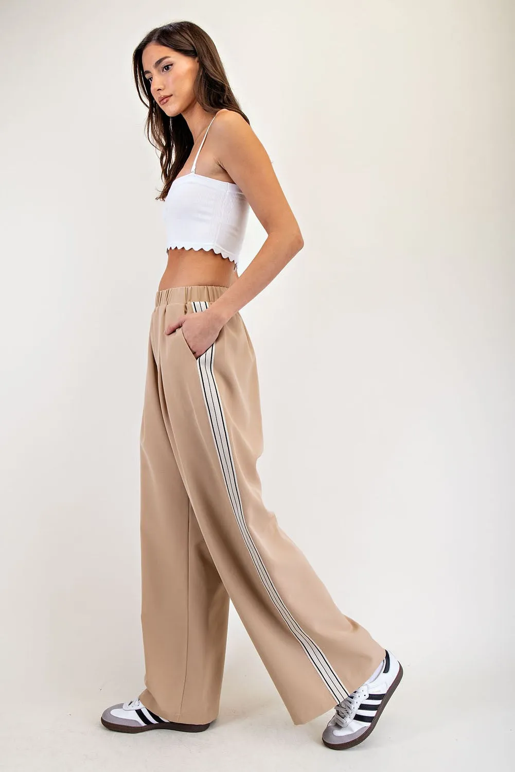 Side Track Straight Leg Pants PH12380