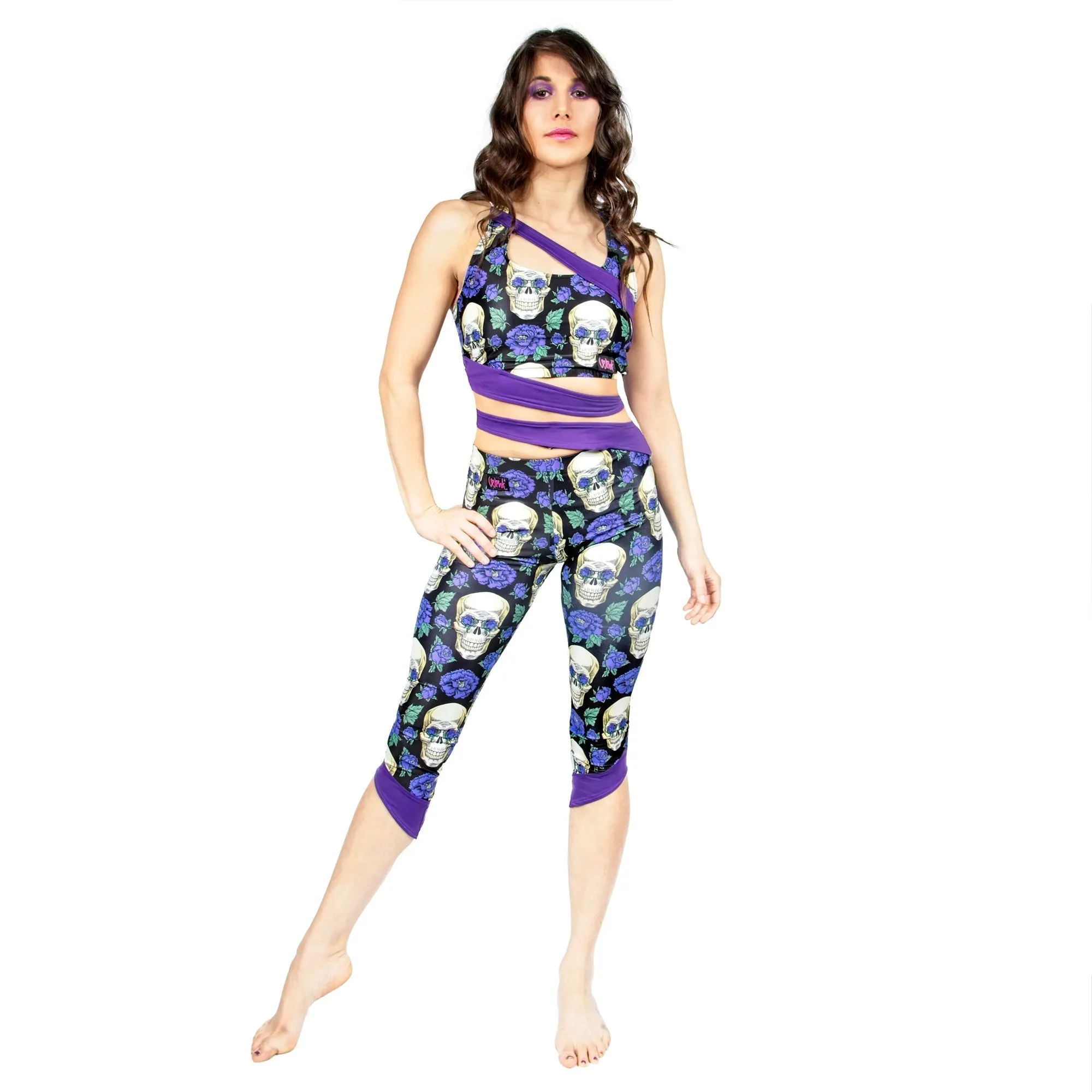 Siren Print Top - Multi Glow / Navy