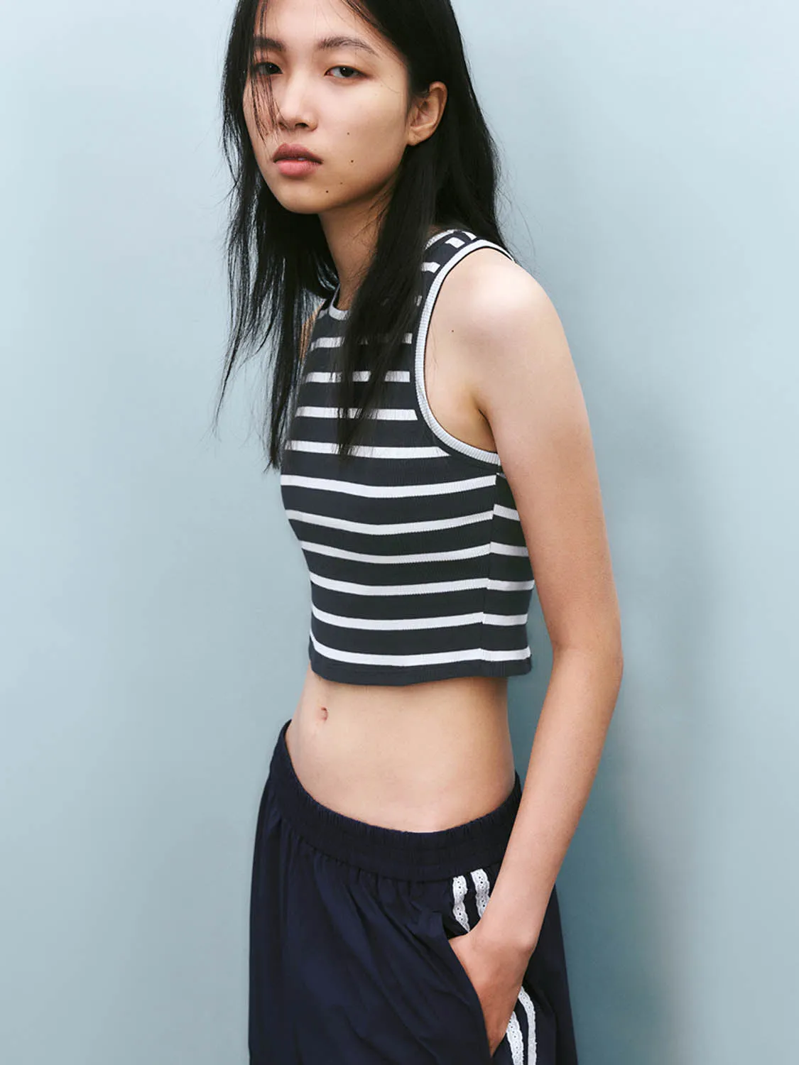 Skinny Cropped Tank Tops