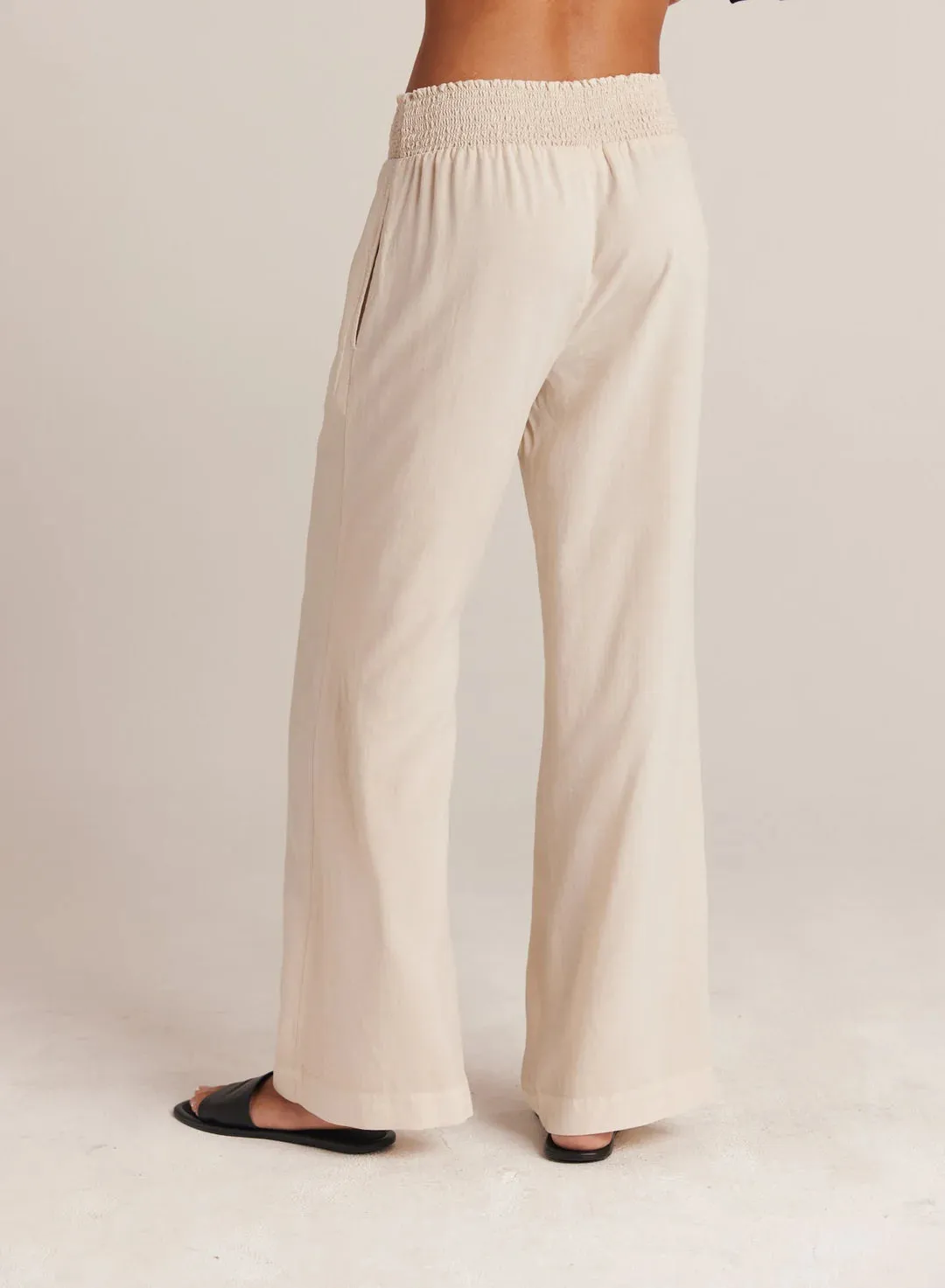 Smocked Waist Wide Leg in Cliffside