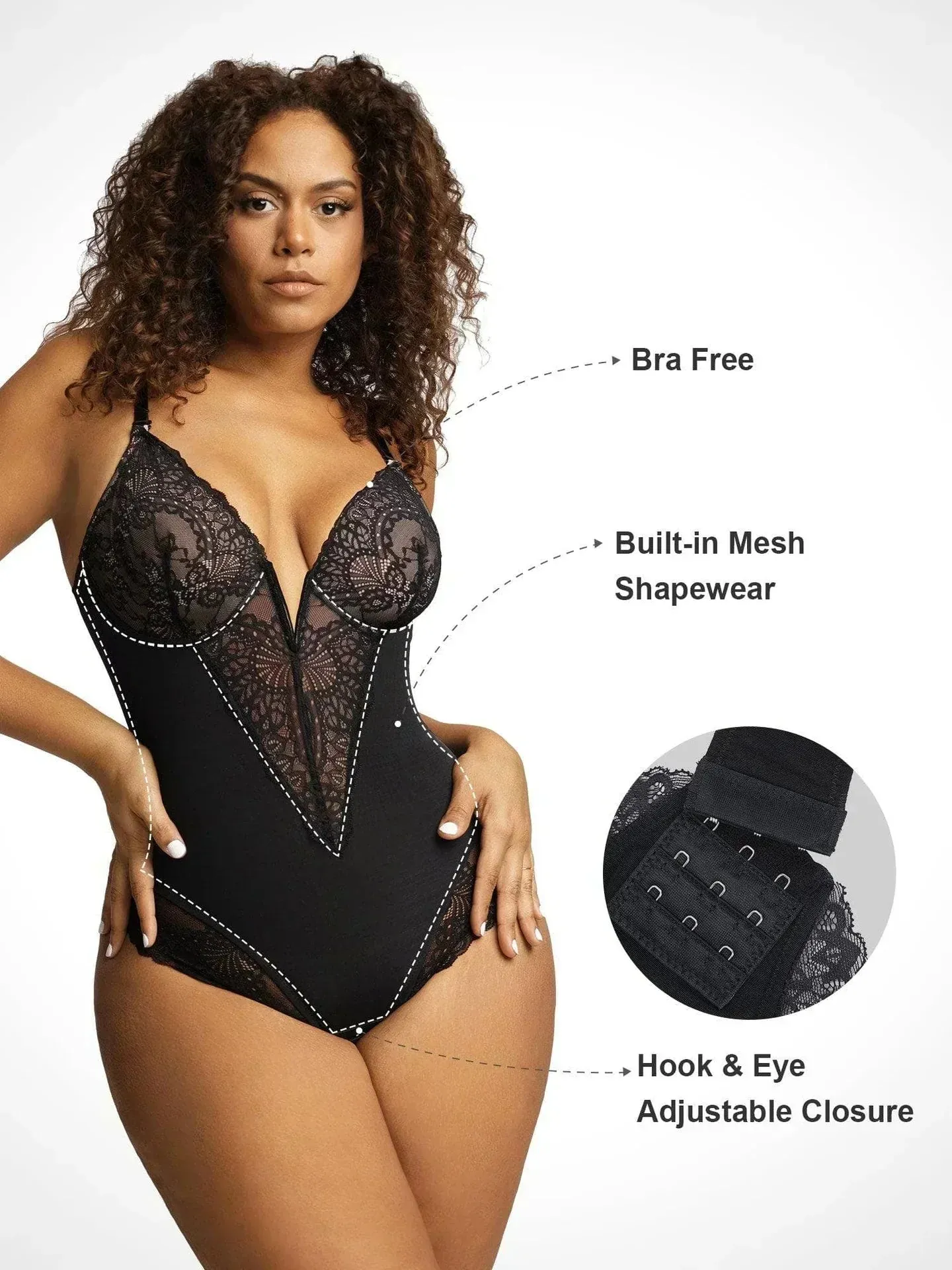 Sophie Deep V Shapewear